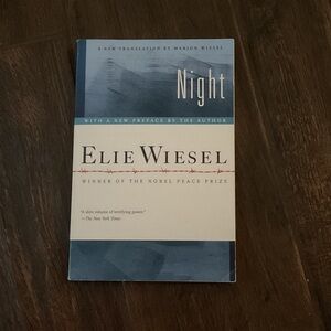 Elie Wiesel 'Night' Book